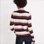 Madewell Evercrest Striped Mockneck Sweater Blouse Photo 1