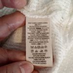 Free People  Casual Clash Long Ballon Sleeve  Waffle Knit Womens Top Size Medium Photo 6