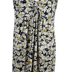 Norma Kamali Womens Diana Black Daisy Halter Neck Dress Sz L Retro Pinup Casual Photo 0