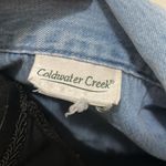Coldwater Creek  Light Blue Denim Vest Photo 2