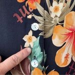 Croft & Barrow Hawaiian Front Button Down Midi Dress Photo 10