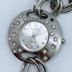Ashley Stewart  35mm ladies Quartz analog watch silver tone 8”-8.5” w/battery Photo 1