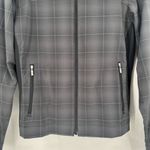 Nike  Gold Fitdry Dri-fit Plaid Black Purple Full‎ Zip Windbreaker Jacket Medium Photo 7