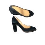 J.Crew Olive Suede Black Sz 7 Pumps Photo 2