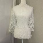 White Floral Lace Cardigan Beach Coverup Summer Spring Tomatogirl Cottagecore Photo 1