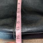 Faiez‎ Halabi Buenos Aires Womens Pebbled Leather Shoulder Hobo Bag Black Small Photo 12