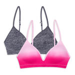 Wonder Nation 2-pack T-Shirt‎ seamless molded cup adjustable back & straps girl’s bra size 38 Photo 0