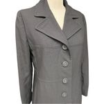 Belk Vintage ’s Black Long Button Front Winter Coat Fits Modern Size 10 EUC Photo 5