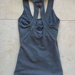 Hard Tail Gray Racerback Tank Sz XS Built In Bra Photo 3