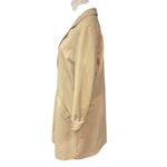 Isabella Bird Anthropologie Button Up Long Sleeve Pockets Knit Trench Coat Sz L Tan Size L Photo 3
