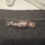 J McLaughlin Cashmere Sweater Dress in Charcoal size Medium Gray Photo 2