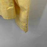 Tahari Arthur S Levine Blazer Tank Set Womens 4 Yellow Linen Rayon Pockets Photo 8