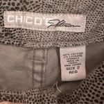 Chico's Platinum Ultimate Fit Slim Leg Jeans Women's Size 2 Gray Cotton Stretch Photo 2
