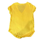 Ralph Lauren Polo  Women's Yellow V-neck Tee‎ Size Medium Photo 2