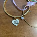 Juicy Couture Retro Love Myself Better than You Green White Gold Bangle Bracelet Photo 8