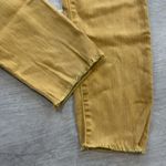 Mother high waisted looker skinny jeans with raw hem Gold Size 27 Photo 4