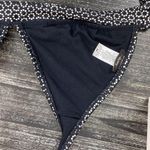 Old Navy Black & Silver Circle Print Bikini Swim Bathing Suit Set M Photo 3