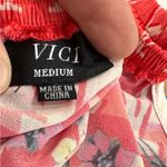 VICI RED FLORAL PRINTED OFF
SHOULDER MAXI DRESS LIGHTWEIGHT FLOWING SKIRT Photo 4