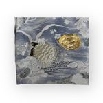 Lucky Brand Rare: Y2K Lucky ⚘ Embroidered Asian Crane Zip Hoodie Sweatshirt ⚘ Cloud Blue ⚘ S Photo 12