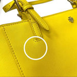 Tory Burch Sunny Yellow Saffiano Leather York Tote Photo 9