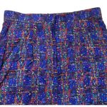 Requirements  Vintage 90s Blue‎ Matrix Pattern Straight Pencil Skirt Multi - 16 Photo 7