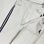 Mother The Hustler Ankle Jeans in Glass Slipper Racer Size 26 White Photo 6