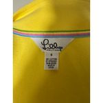 Lilly Pulitzer  Preppy Golf Cotton Yellow Zip Up Jacket Size Small Photo 5
