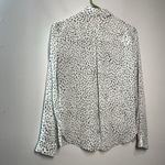 ALC Frank A.L.C.‎ White Dalmation Polka Dot Print Silk Blouse Size 2 Photo 5