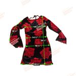 Thirty Thirty L Velvet Rose Open Back Mini Dress Black Size L Photo 6