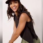 Evereve  Black Otis Rib Side Panel Tank Large Photo 0