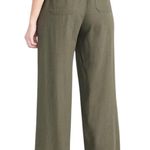 Old Navy Moss Green Mid-Rise Soft Wide-Leg Linen-Blend Pants Size XXL NEW Photo 1
