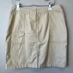 Ralph Lauren Lauren  LRL‎ Vintage Skirt Y2K Beige Tan 14 Khaki Midi Safari Office Photo 3