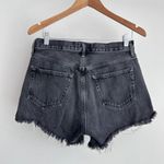 AGOLDE  Denim Shorts Womens 25 Black Micah Cut Off Jean Festival Boho Minimalist Photo 3