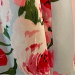 Bee Darlin  Floral Skirt Blue Lace Top Two Piece Prom Bridesmaids Dress size 7/8 Photo 9