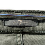 7 For All Mankind  size 28 distressed military green pants Photo 3