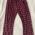 Ralph Lauren Burgundy PJ Bottoms Photo 2