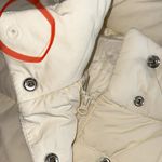 Topshop NWT mid length tie waist puffer jacket in cream Oversize Photo 10