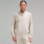 Lululemon Relaxed Fit Track Jacket in Mojave Tan Photo 5