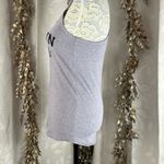 Next Level Apparel Next Level “Meltdown Manager” Racerback Tank Top Size Medium‎ Gray Graphic Print Photo 3