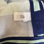 Gap Nautical Mini Skirt Womens 2 Blue Green Cotton Stripe Zip Back Pocket Photo 7