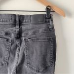 Madewell  Cali Demi-Boot Jeans gray button fly stretch pockets cotton blend logo Photo 4