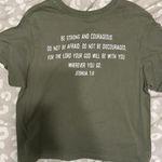 cropped graphic tee Green Size L Photo 0