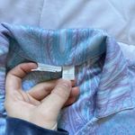 Vintage 90s Y2K Tail Golf Polo Short Sleeve Lilac Paisley Womens Size Small Blue Photo 4