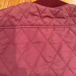 Global Funk Quilted Bomber Jacket Red Size M Photo 2