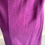 Full Tilt bright purple dolman sleeve deep V neck top with lace trim Photo 9