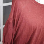 Velvet‎ By Graham Spencer For Anthropologie Womens Rust Colored Shirt Blouse 1X Brown Photo 2