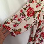 Rose + Olive Floral Boho Women Top 1X Smocking Cottage Spring Soft Girl Peasant Photo 5