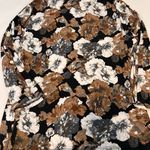 Anne Klein Floral Long Sleeve with gold buttons crew neck blouse Women’s 2X Photo 8