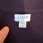 J.Crew‎ Womens XXS Black 100% Cotton Knit Button Front Blazer Jacket career work Photo 4