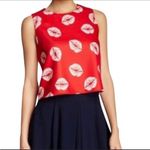 Sam Edelman - Red Kiss Lips Tank Blouse - XS Photo 1